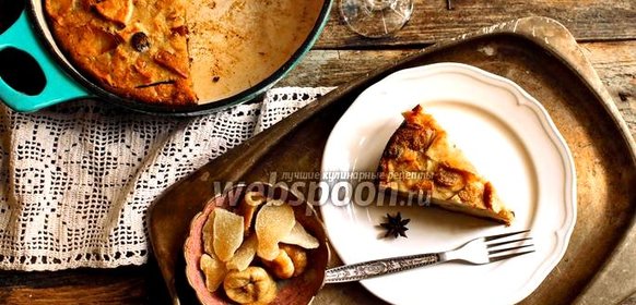 Болонский пирог из поленты с сухофруктами
