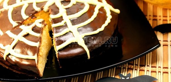 Пирог с тыквой «Хэллоуин»