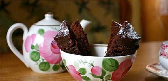 Шоколадный пирог за 5 минут