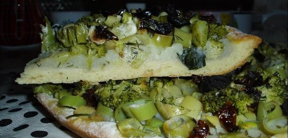 Пирог овощной с брокколи