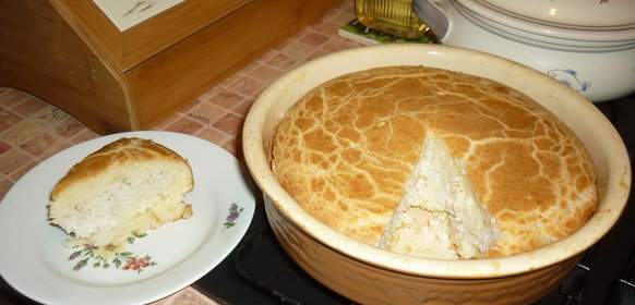 Пирог Гость на пороге с рисом