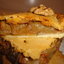 Пирог из рубленного теста с баклажанами
