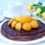 Шоколадный пирог с лимонным ганашем