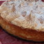 Пирог с персиковым кремом под воздушными облаками