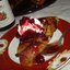 Тарт Татeн - Французский перевернутый яблочный пирог с клюквенным соусом Darbo и пломбиром