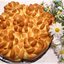 Пирог Цветы с беконом и сыром Чечил