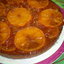 Пирог-перевертыш с имбирем и мандариновой карамелью