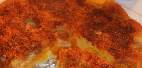 Ароматный пирог с абрикосами