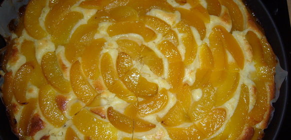 Пирог персиковый