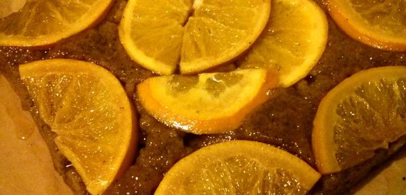 Апельсиново-кофейный пирог с медом