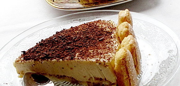 Шарлотка с маскарпоне (десерт в стиле тирамису)